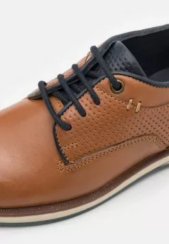 Friboo Leather - Sportieve Veterschoenen - Cognac -Friboo Verkoopwinkel 4c0cb50b18b74ec98c33069fc784604f