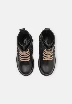 Friboo Leather - Veterboots - Black -Friboo Verkoopwinkel 6d791e1f2bf248848116b8ac1d7f7146