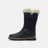 Friboo Leather - Snowboots- Dark Blue