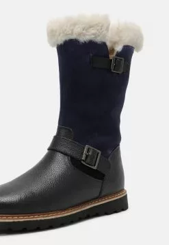 Friboo Leather - Snowboots- Dark Blue -Friboo Verkoopwinkel 81ed21f49212421cbb67d61ee155b327