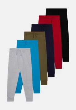 Friboo Unisex 6 Pack - Trainingsbroek - Multi-Coloured/Red /Blue