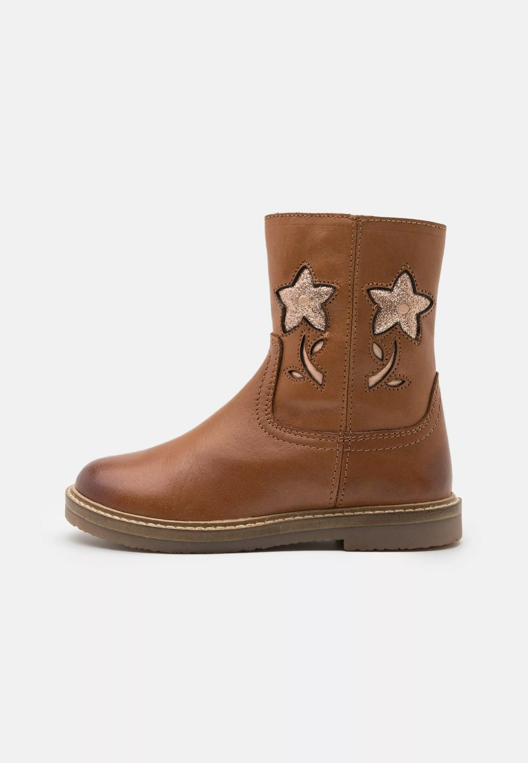 Friboo Leather - Korte Laarzen - Cognac 1 Friboo Leather - Korte Laarzen - Cognac