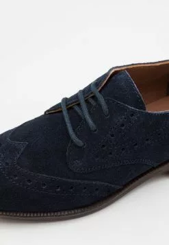 Friboo Leather - Veterschoenen - Dark Blue -Friboo Verkoopwinkel cd5f38bcb0c846e59b7e5a210efe156a