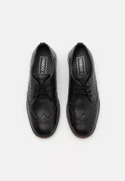 Friboo Leather - Veterschoenen - Black -Friboo Verkoopwinkel ed67b06ef3d647c5b8fa6ff3458e2d88