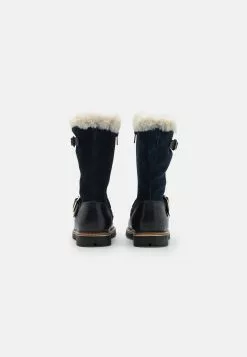 Friboo Leather - Snowboots- Dark Blue -Friboo Verkoopwinkel ffa7a42cce41482889f81331136f653c